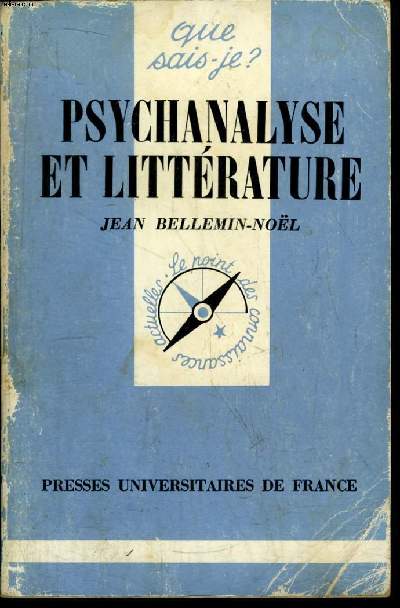 Que sais-je? N 1752 Psychanalyse et littrature