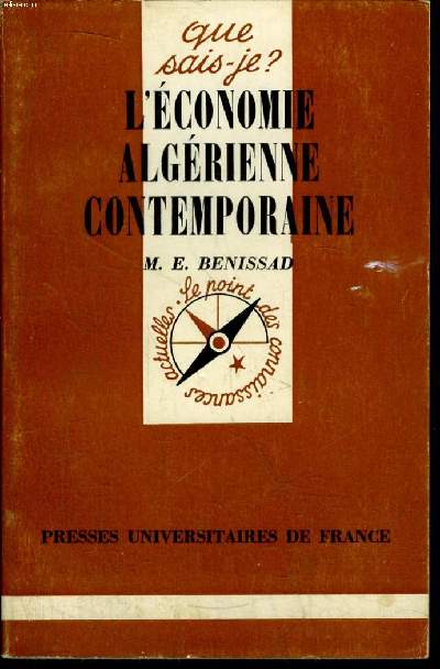 Que sais-je? N 1869 L'conomie algrienne contemporaine