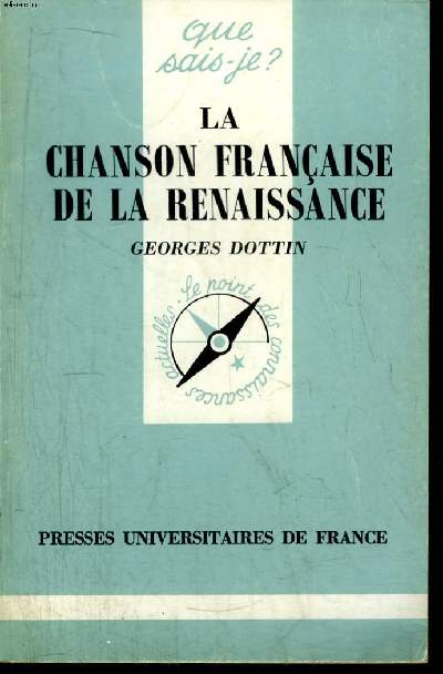 Que sais-je? N 2125 La chanson franaise de la Renaissance