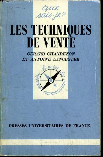 Que sais-je? N 2202 Les techniques de vente