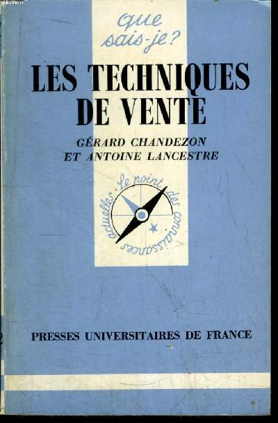 Que sais-je? N 2202 Les techniques de vente