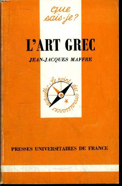 Que sais-je? N 2278 L'art grec