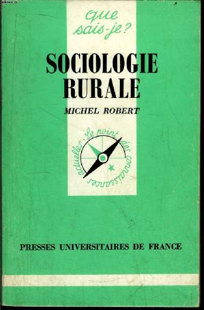 Que sais-je? N 2297 Sociologie rurale