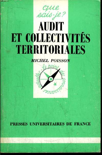 Que sais-je? N 2477 Audit et collectivits territoriales