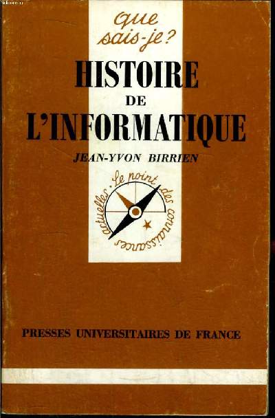 Que sais-je? N 2510 Histoire de l'informatique