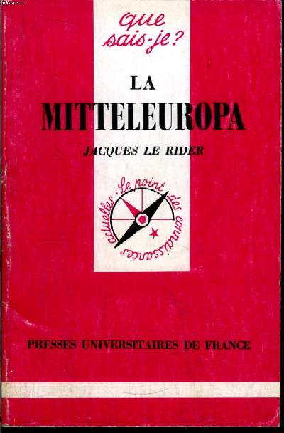 Que sais-je? N 2846 La Mitteleuropa