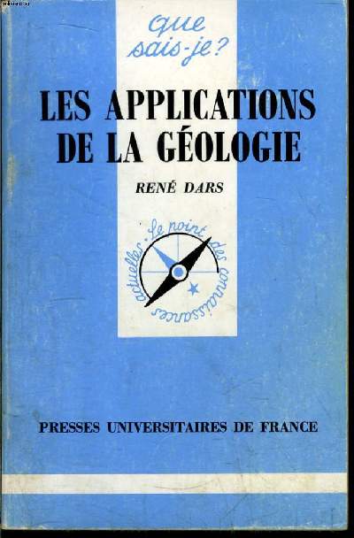 Que sais-je? N 2862 Les applications de la gologie