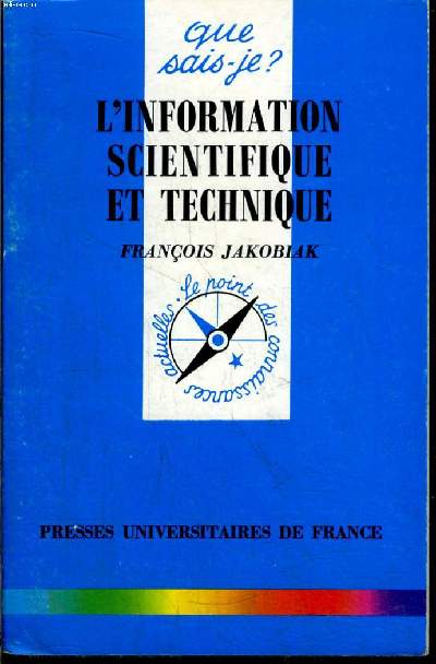 Que sais-je? N 3015 L'information scientifique et technique