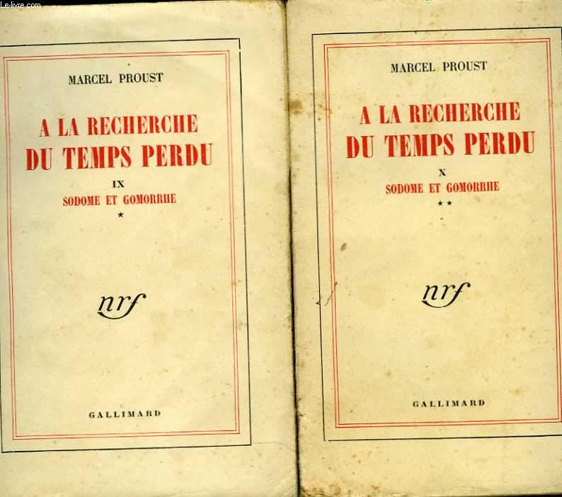 A la recherche du temps perdu. 2 tomes