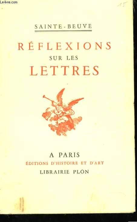 Rflexions sur les lettres