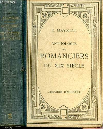 Anthologie des romanciers du XIX sicle