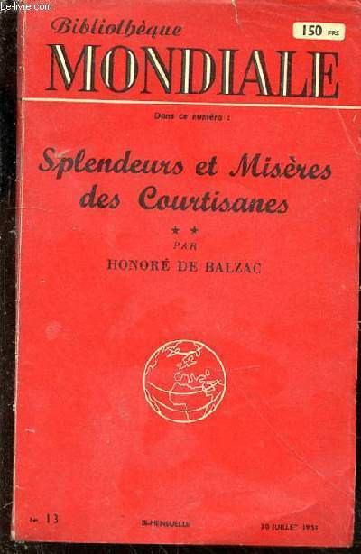 Splendeurs et misres des courtisanes. Tome 2