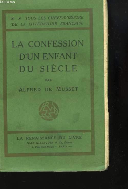 La confession d'un enfant du sicle