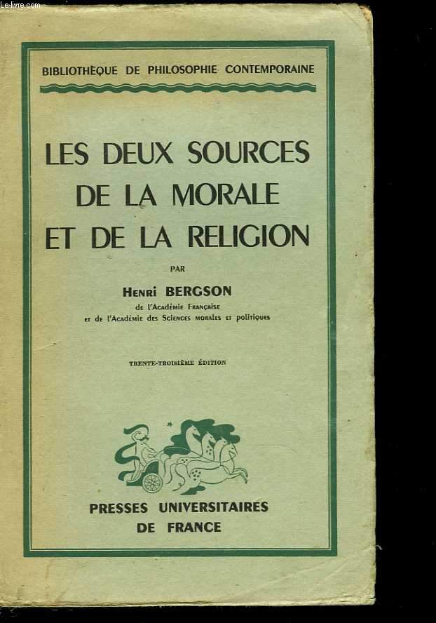 Les deux sources de la morale et de la religion