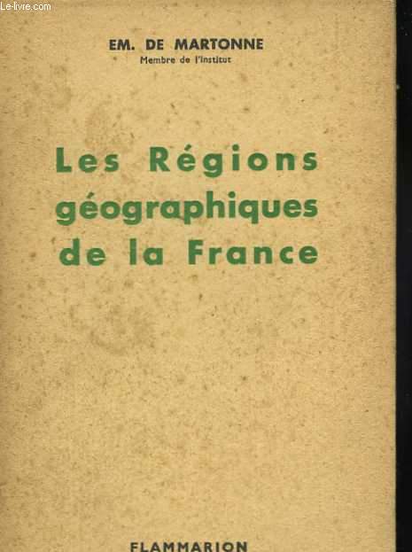 Les Régions géographiques de la France