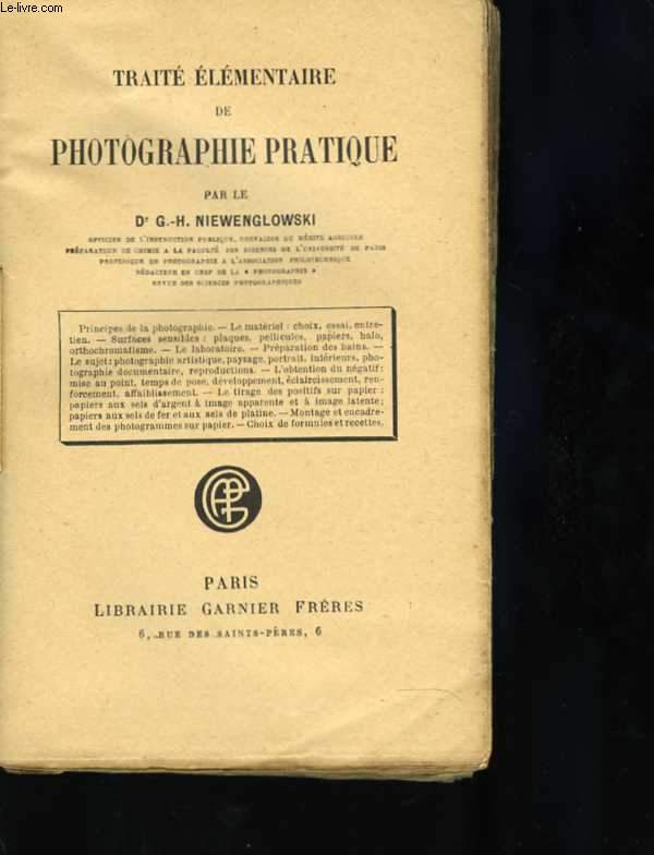 Trait lmentaire de photographie pratique