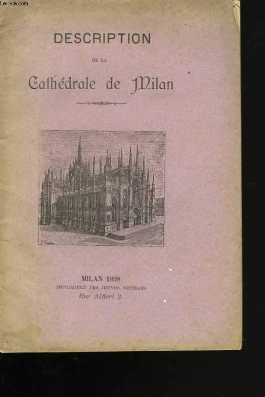 Description de la cathédrale de Milan