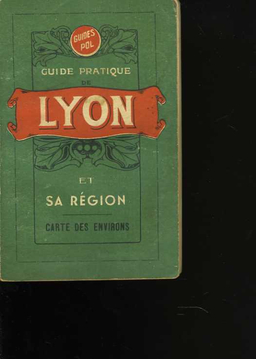 Lyon et sa région. Carte des environs