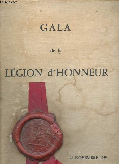 Gala de la Légion d'Honneur. Programme musical