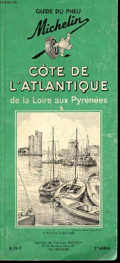 Cte de l'Atlantique. De la Loire aux Pyrnes