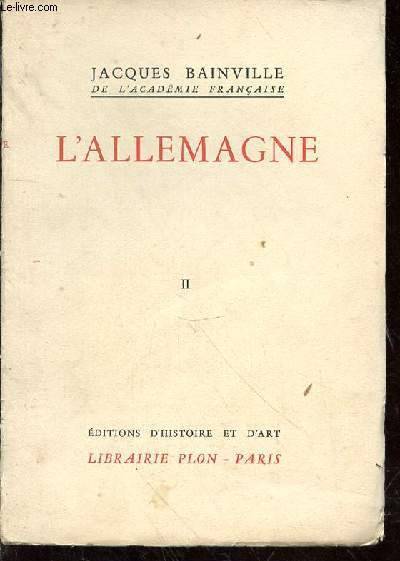 L'Allemagne. Tome 2