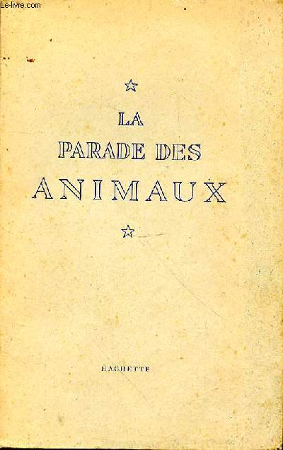 La parade des animaux