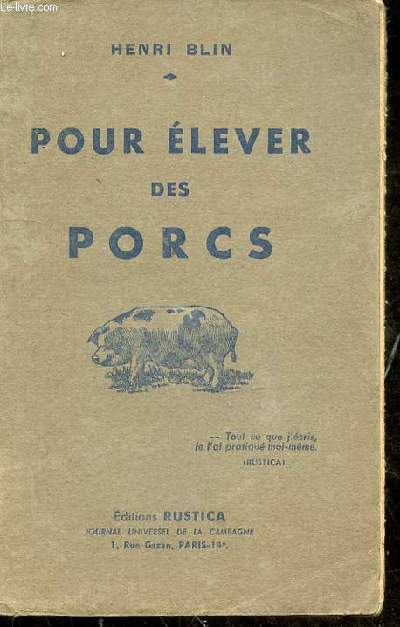 Pour lever des porcs