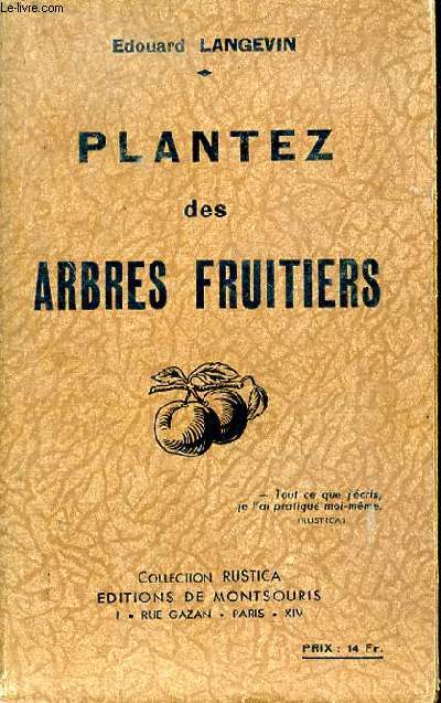 Plantez des arbres fruitiers