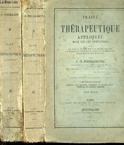 Trait de thrapeutique applique bas sur les indications