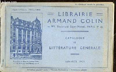 Catalogue. 1929