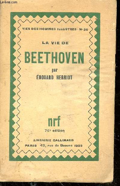 La vie de Beethoven