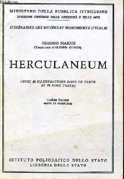 Herculaneum. Avec 10 illustrations dans le texte et 78 hors-texte