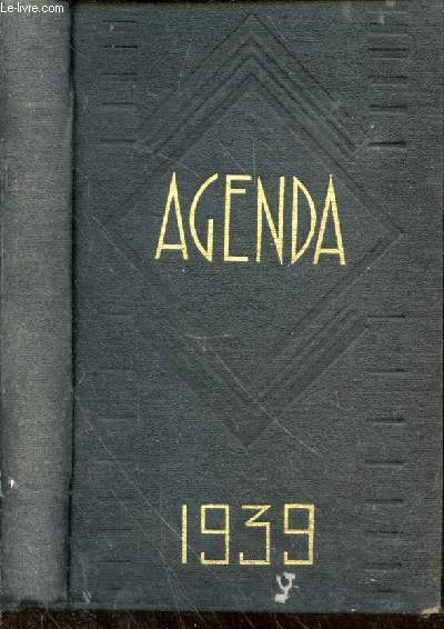 Agenda de Bureau pour 1939