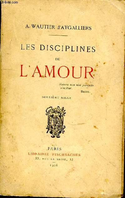 Les disciplines de l'amour