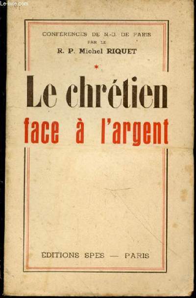 Le chrtien face  l'argent