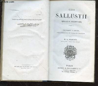 Caii sallustii catilinarium et jugurthinium bella