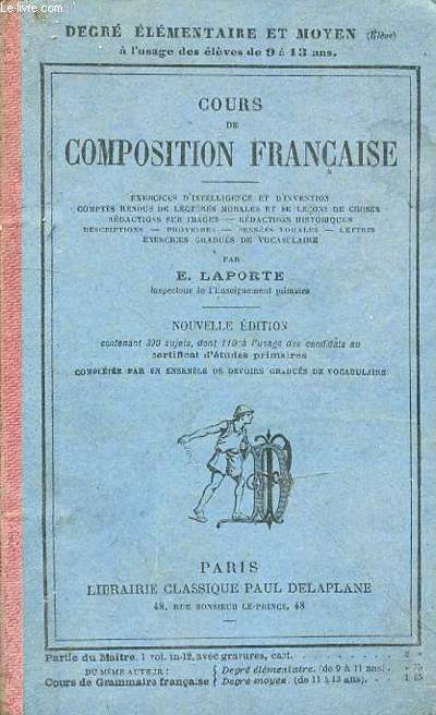 Cours de composition franaise