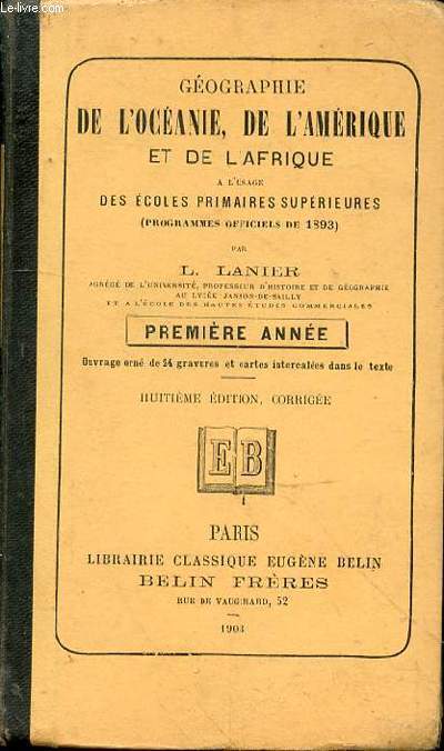 Gographie de l'Ocanie, de l'Amrique et de l'Afrique