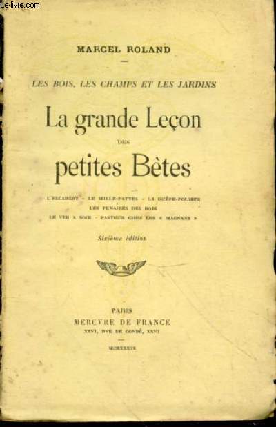 La grande leon des petites btes