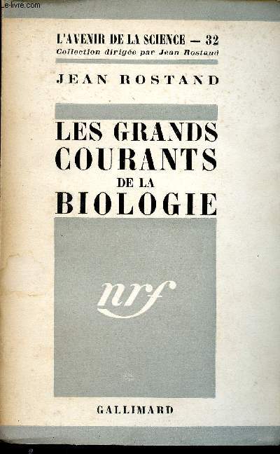 Les grands courants de la biologie