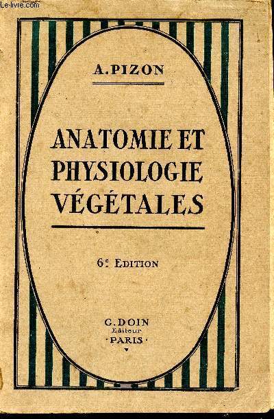 Anatomie et physiologie végétales