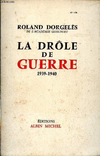 La drle de guerre 1939- 1940