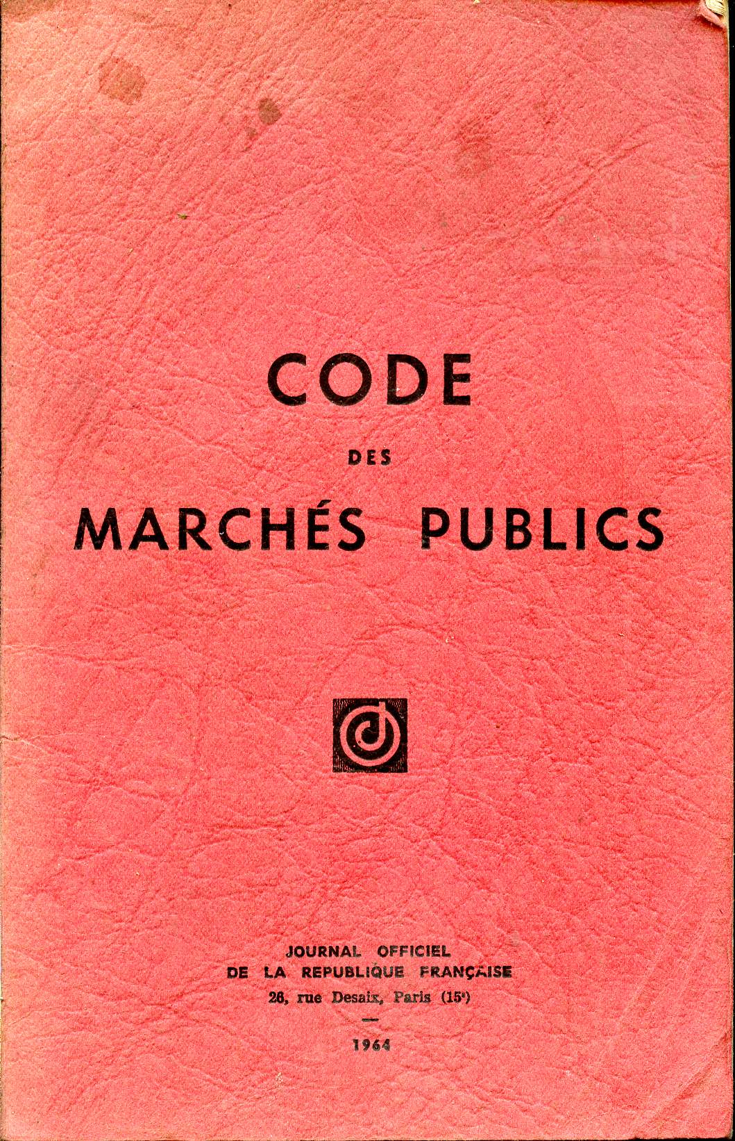 Code des Marchs publics