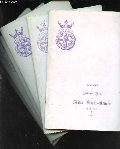 Association des anciennes lves du Cours Saint-Seurin 1932  1938