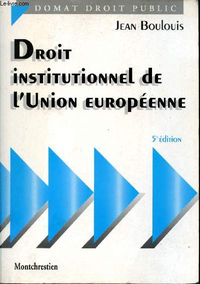 Droit institutionnel de l'Union europenne