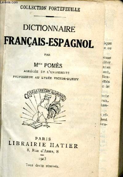 Dictionnaire franais - espagnol