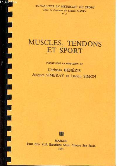 Muscles, tendons et sport