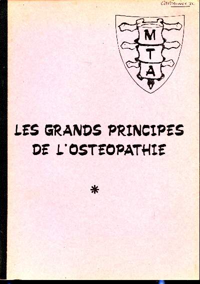 Les grands principes de l'osthopathie