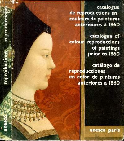 Catalogue de reproductions en couleurs de peintures antrieures  1860