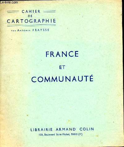 France et communaut - cahier de cartographie